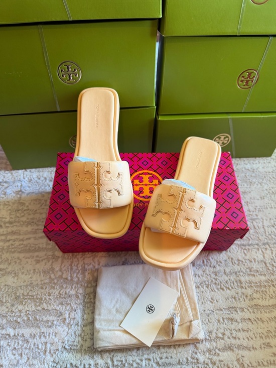 Tory Burch Shoes - Tory Burch Double T Sport Slide Sandals